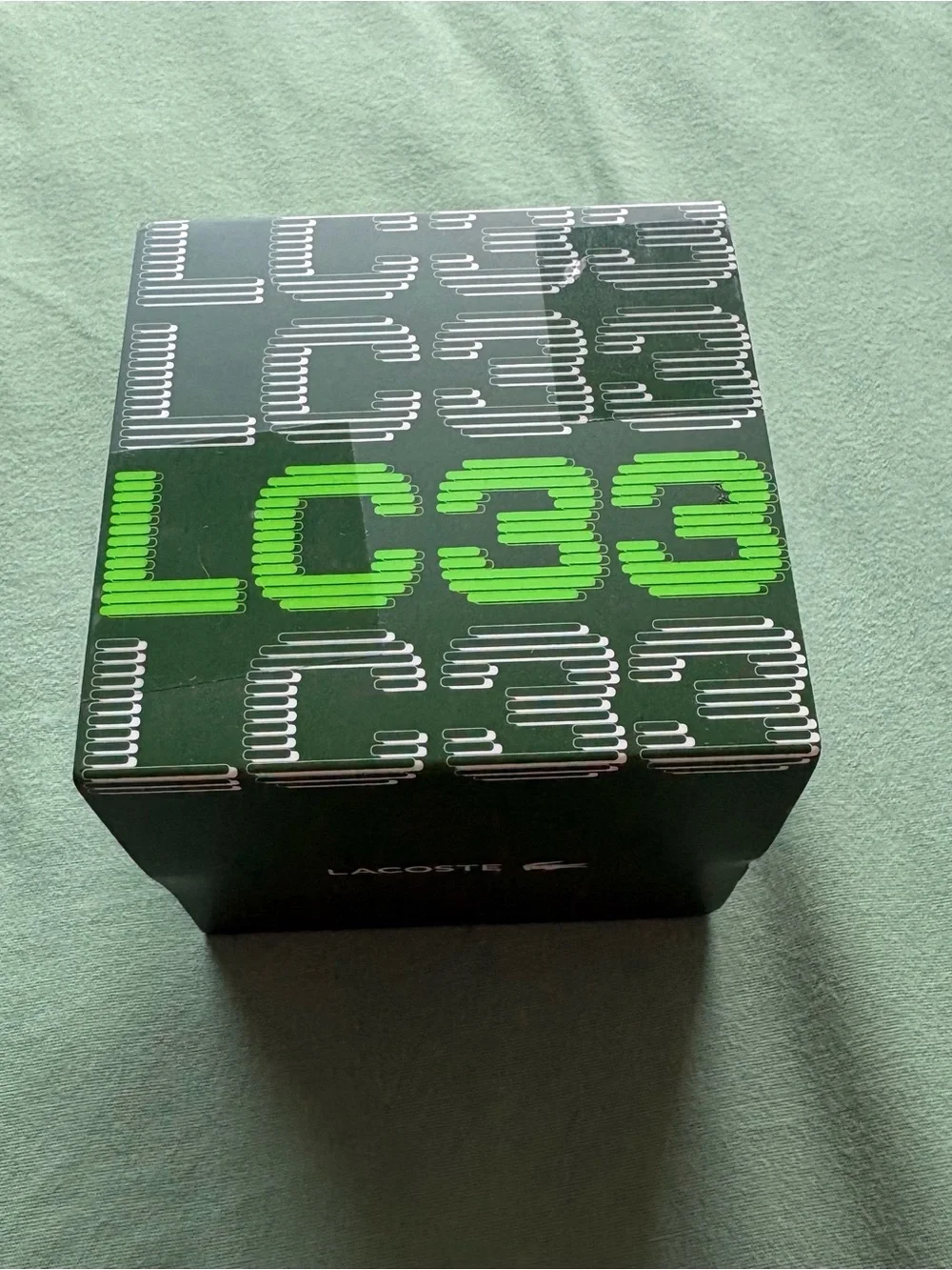 NWT Lacoste LC33 Women Green Silicone Sport Watch with Rose Gold Analog Digital